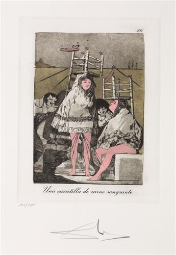 SALVADOR DALÍ Les Caprices de Goya.